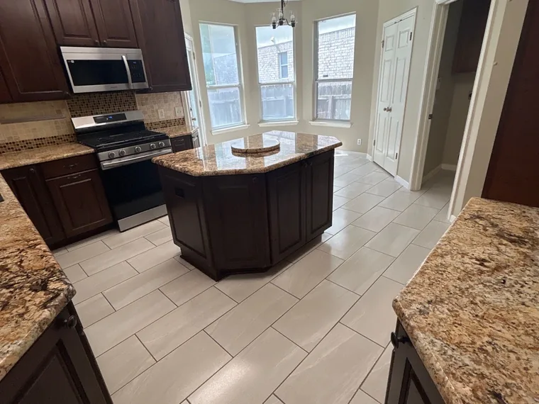 Post-construction kitchen clean in Austin